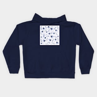 Winter time pattern 3 Kids Hoodie